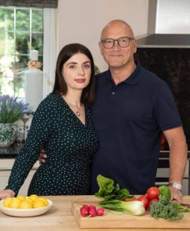 Anne-Marie Sterpini with her husband Gregg Wallace.